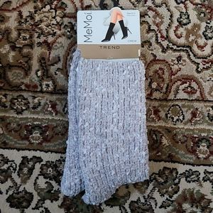 MeMoi Trend Size 9-11 crew 100% polyester socks